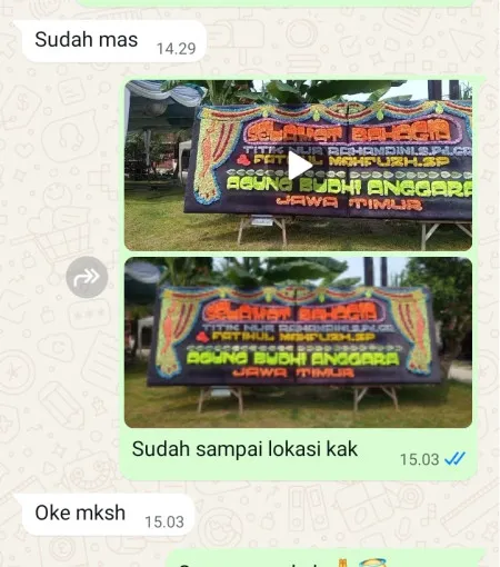 Pengiriman Papan Bunga Semawung Kembaran Kutoarjo