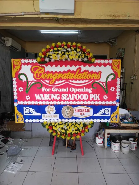 Papan Bunga Ucapan Selamat Semawung Kembaran Kutoarjo